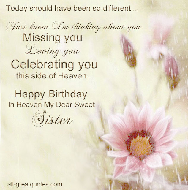 happy birthday in heaven quotes for facebook