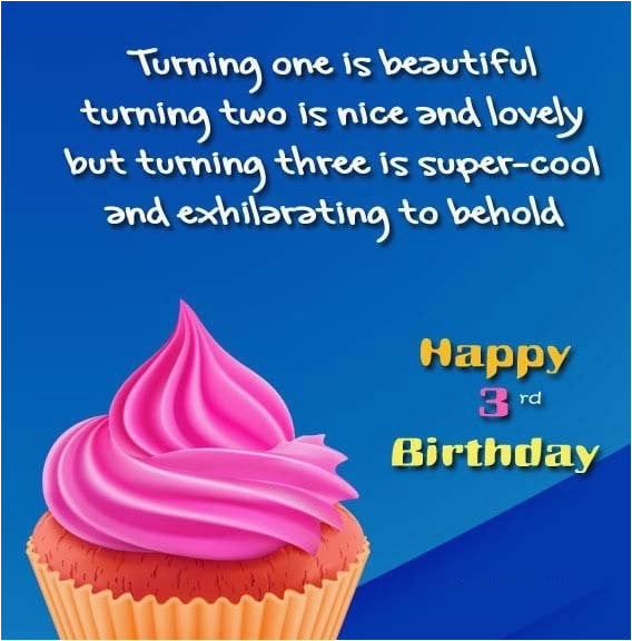happy 3rd birthday wishes images quotes