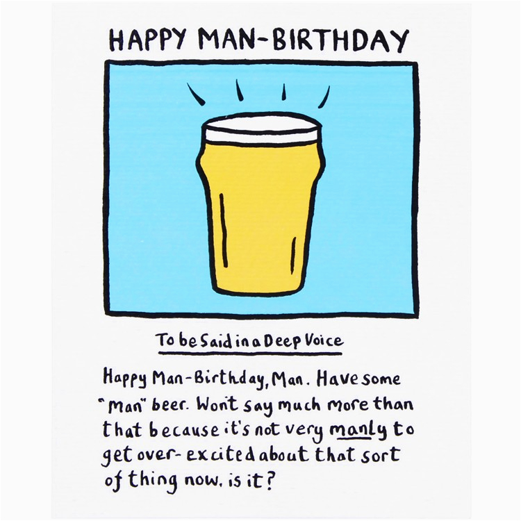 edward monkton happy man birthday card