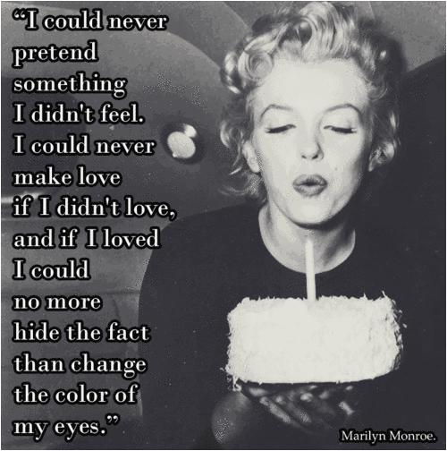 marilyn monroe birthday quotes