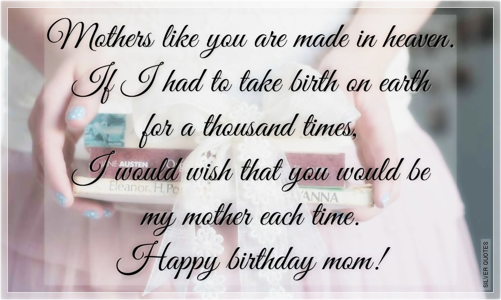 happy birthday mom quotes