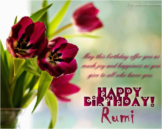 rumi birthday quotes