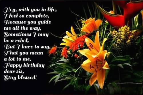 beautiful happy birthday sister quotes