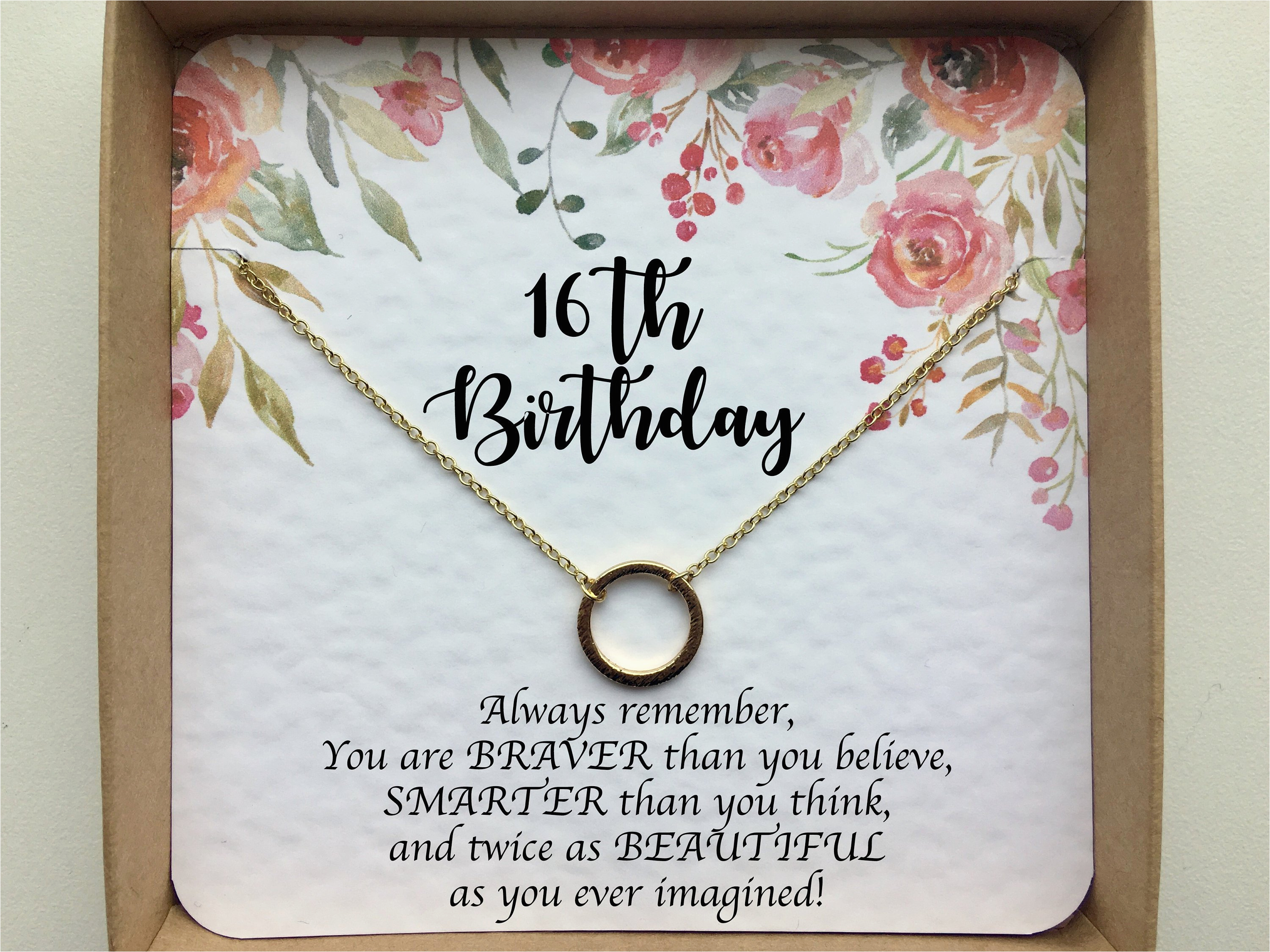 16th birthday gift girl sweet 16 gift