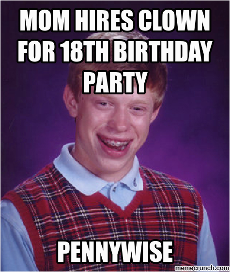 mom hires clown for 18th birthday party