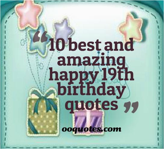 funny 19th birthday card quotes
