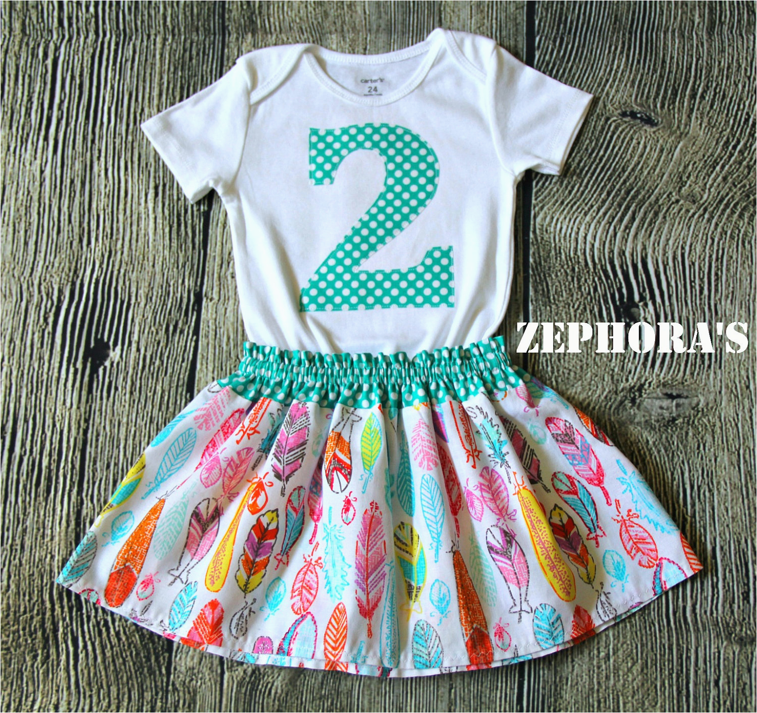 2 year old 2 piece birthday outfit set