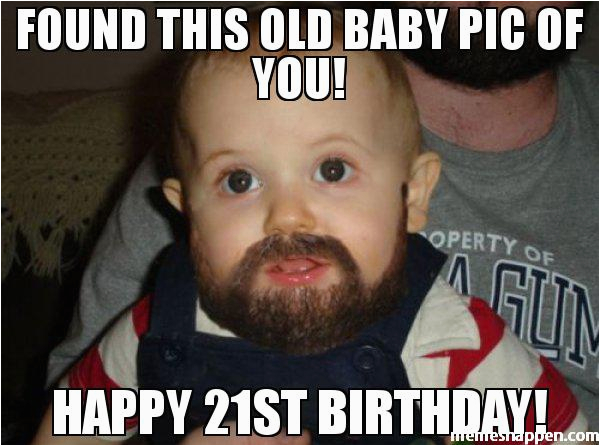 21st birthday meme