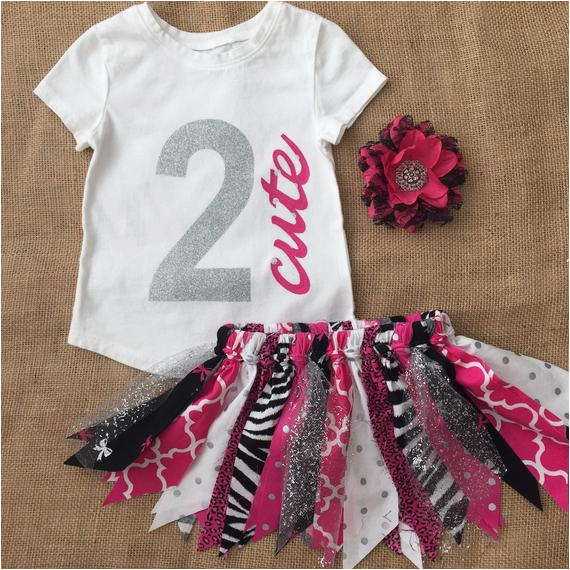 girls 2 cute birthday outfit girls 2nd