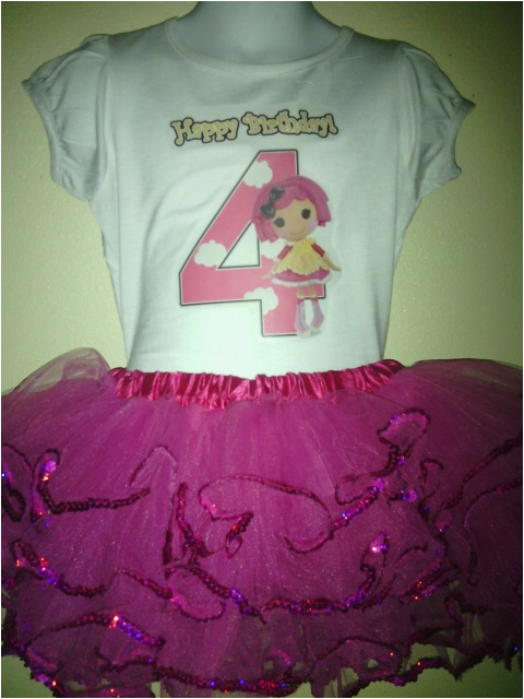 lalaloopsy birthday dress 2 pc tutu outfit 1t 2c2t 2c3t 2c4t 2c5t 2c6t 2c7t