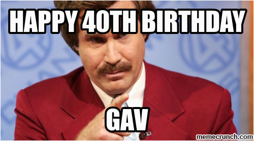 happy 40th birthday