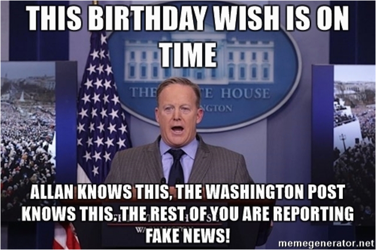 amusing secretary birthday meme image