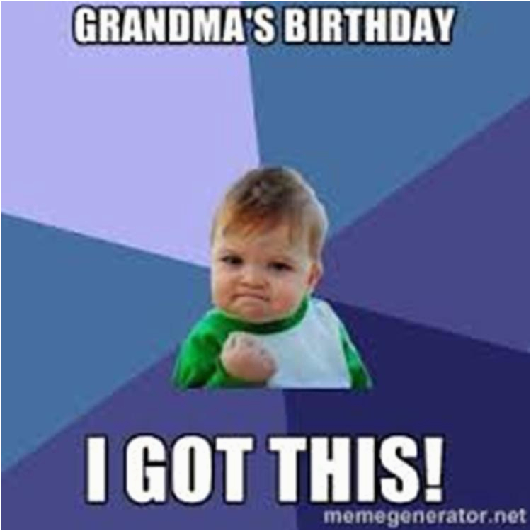 funny grandmother birthday meme image