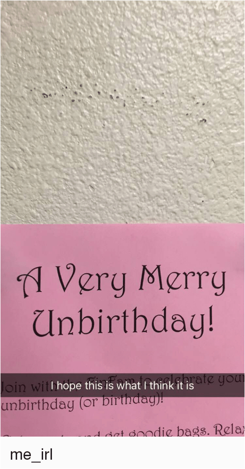 a very merry unbirthday