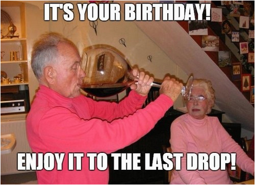 happy birthday wine memes