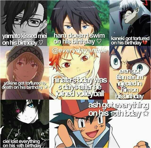 Anime Birthday Meme | BirthdayBuzz