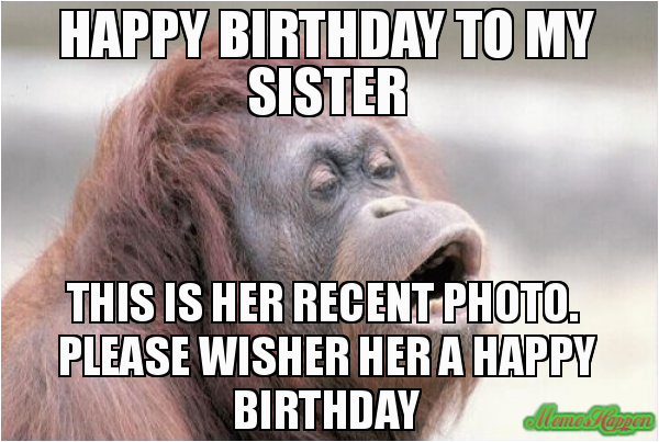 sister birthday meme