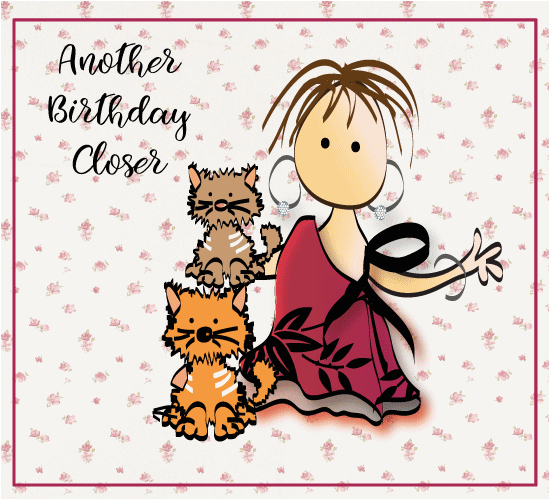 cat lover birthday card