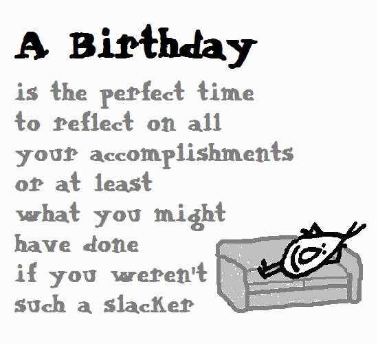 a birthday a funny birthday poem