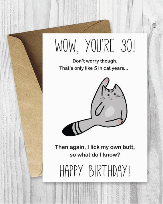 30th birthday card printable birthday