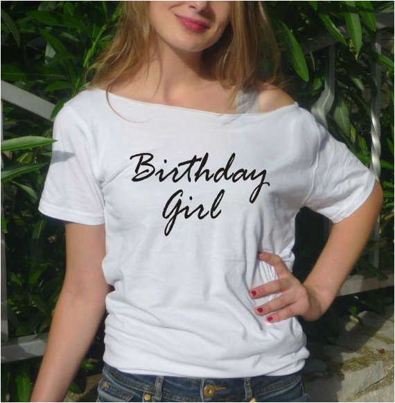 on sale birthday girl t shirt womens