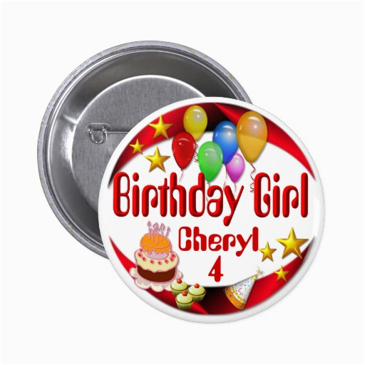 birthday girl button 3 button 145997537727144768