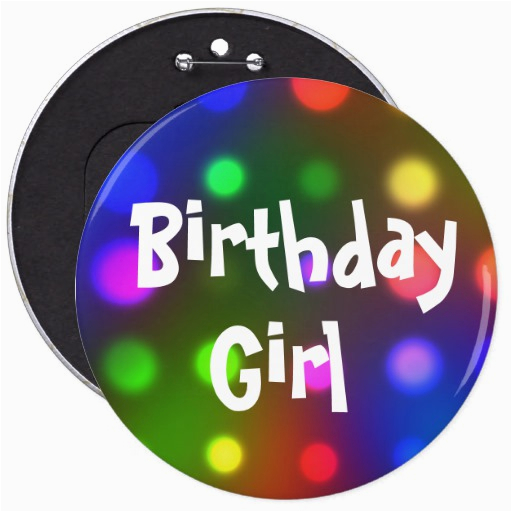 birthday girl button pin 145676013684294220