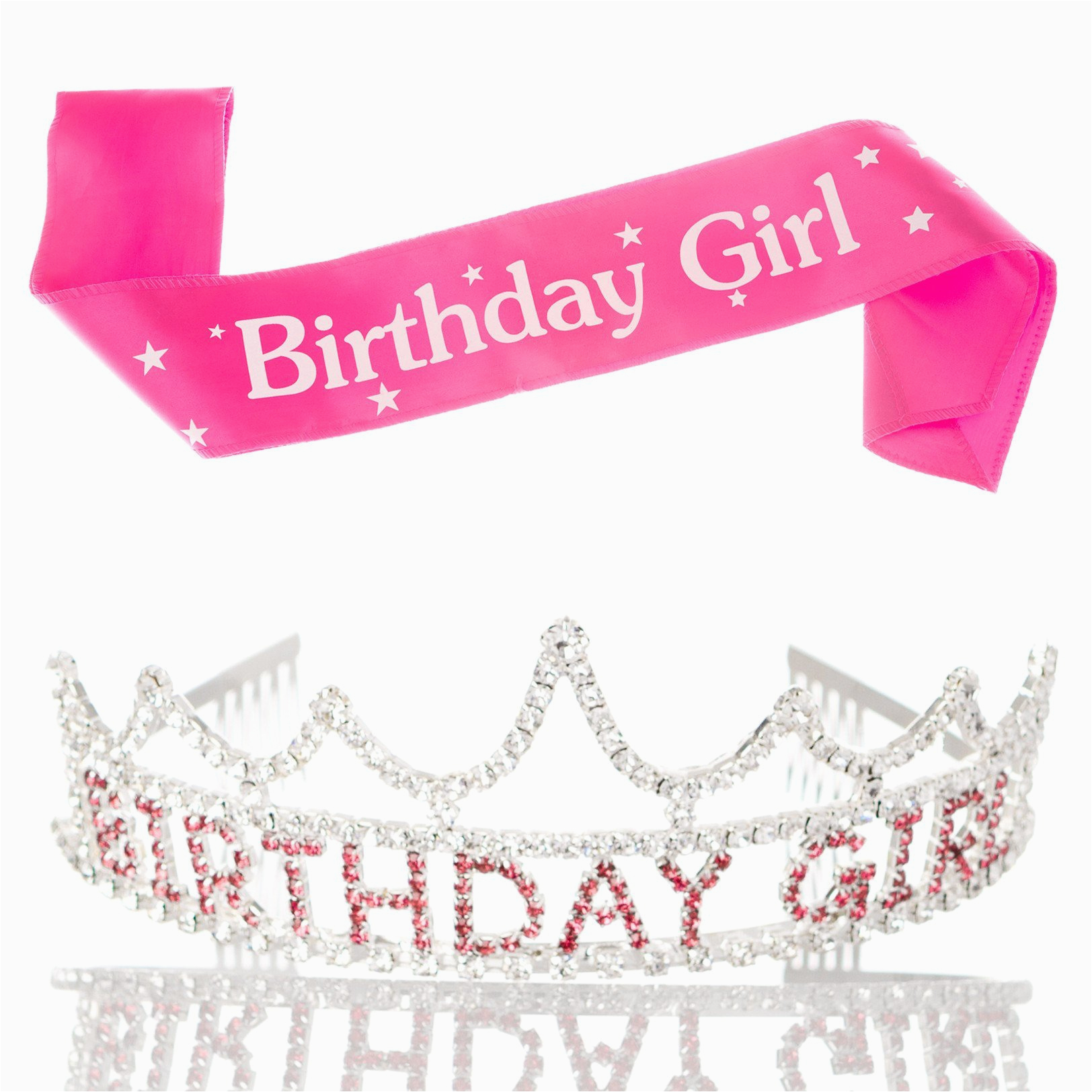 birthday girl tiara and sash