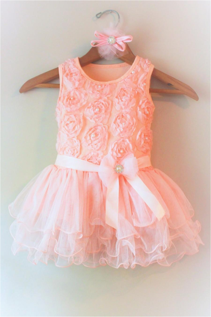 blush pink flower girl dress coral toddler dress tutu blush pink birthday girl dress pink lace girl dresses