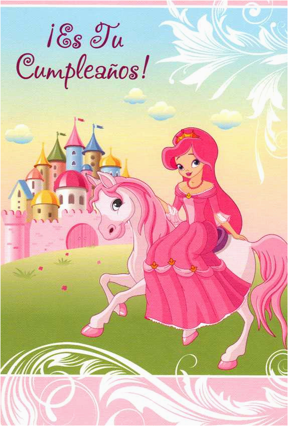 6738 280 retail each wrapped spanish cards birthday juvenile girl pkd 6 p 3743