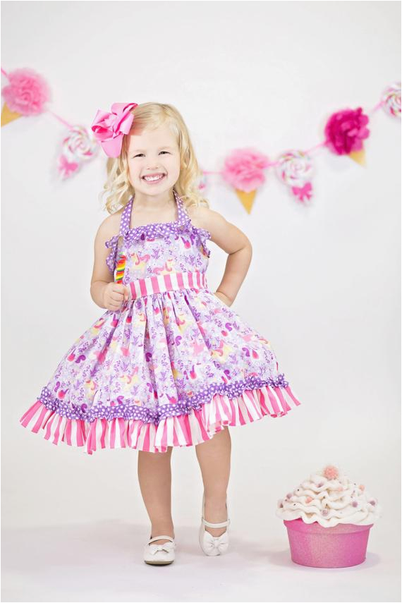 girls unicorn birthday dress girls