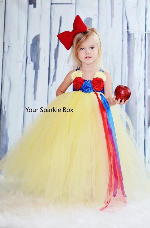 snow white tutu dress halloween pageant