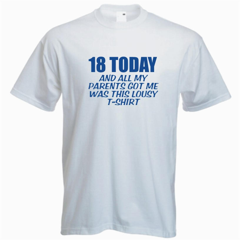 18th birthday customizable t shirt 1359 p