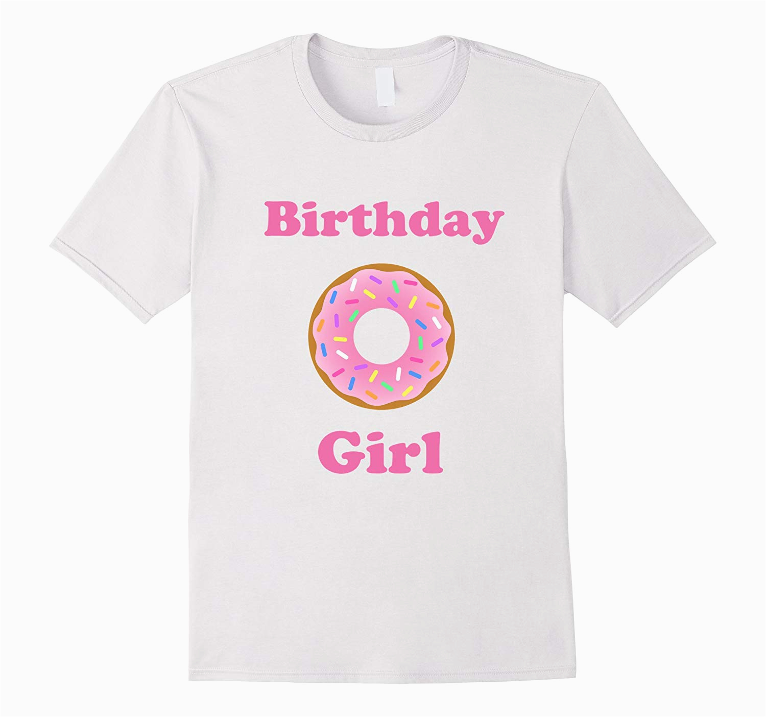 birthday girl doughnut shirt for kids