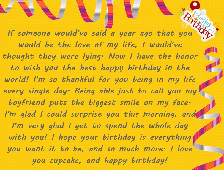 paragraphs for girlfriend birthday