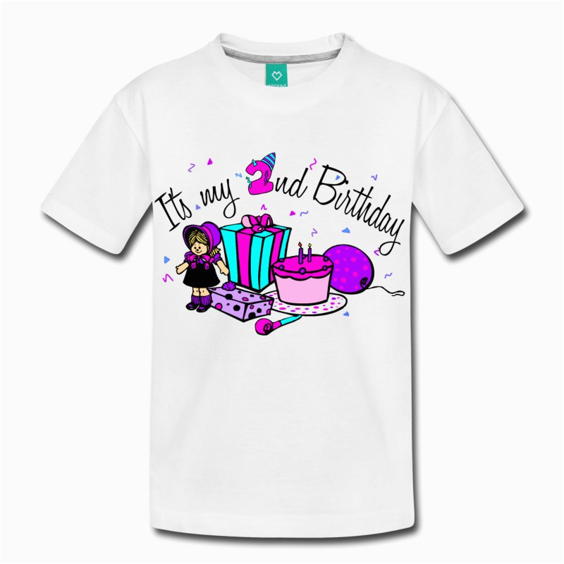 white its my 2nd birthday girl toddler shirts a5441878