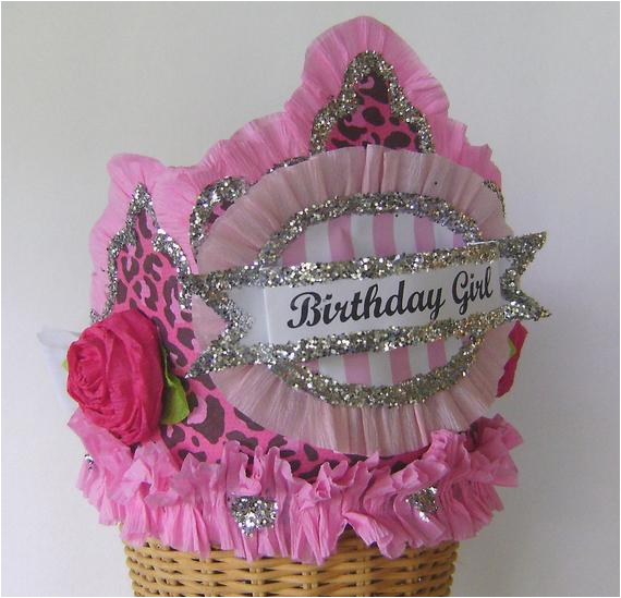 birthday girl birthday crown hat adult