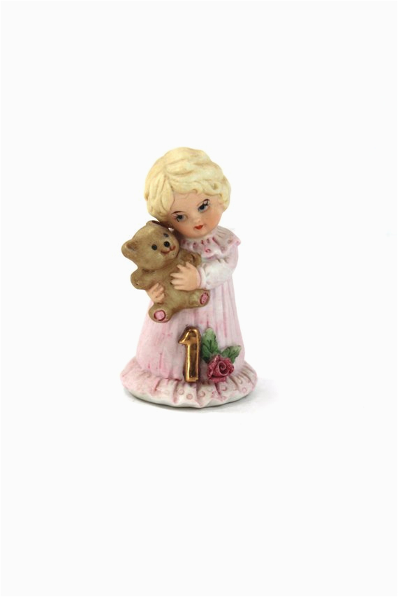 vintage enesco birthday girls figurine