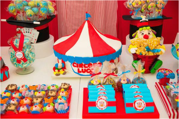 circus themed 1st birthday party 4