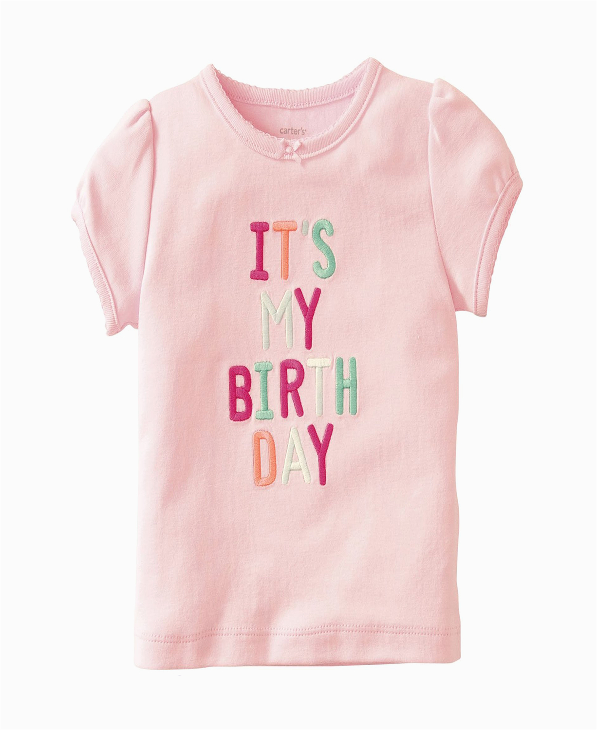 cute pink carters baby girls birthday tee birthday girl shirt