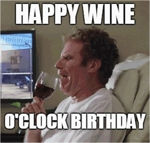 happy birthday wine memes