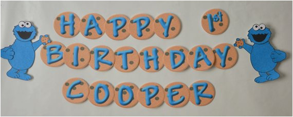 cookie monster sesame street birthday