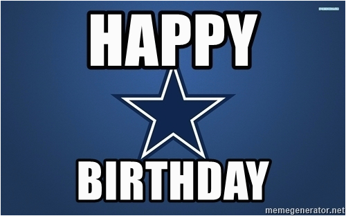 dallas cowboys happy birthday