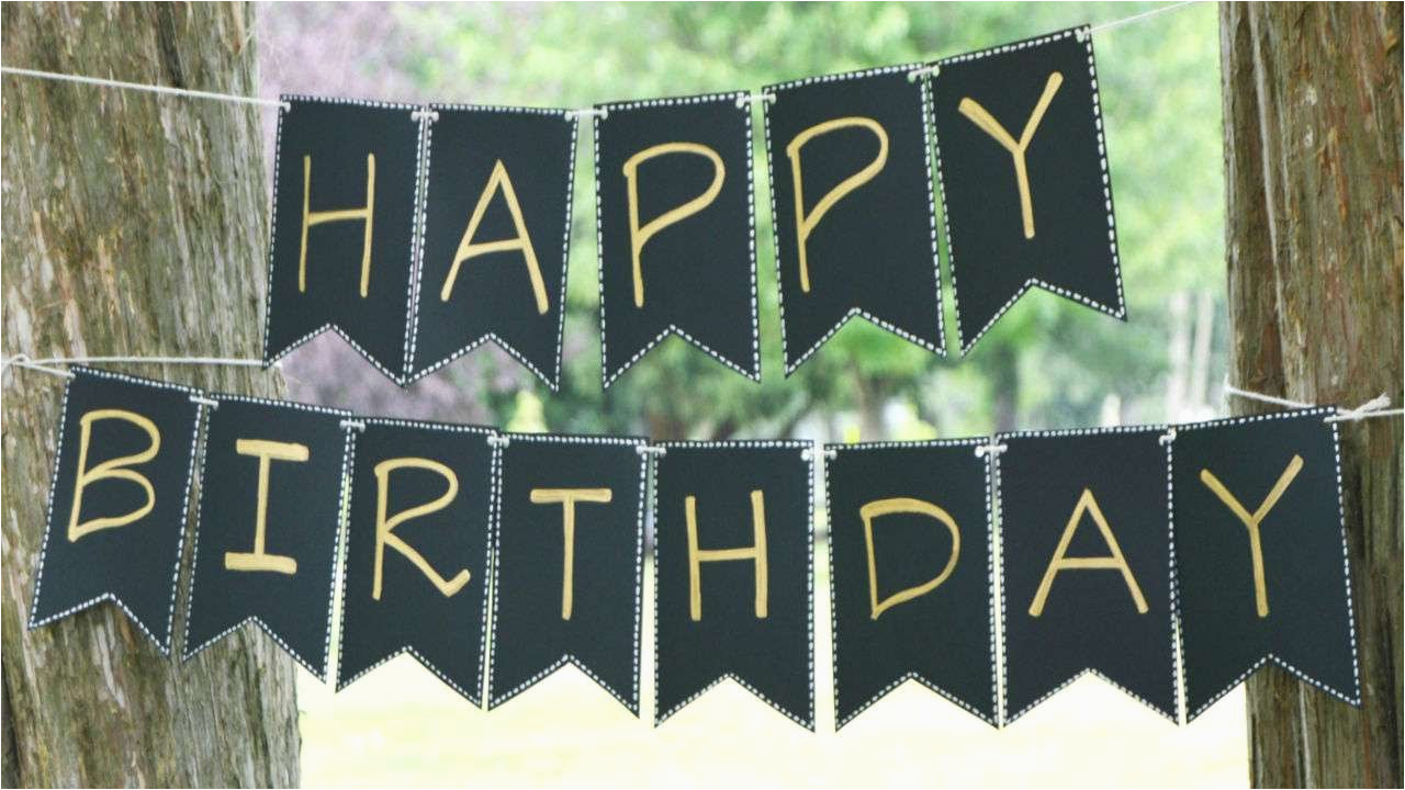 Create A Happy Birthday  Banner  How to Create A Simple 