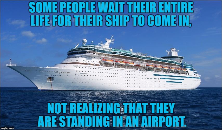 cruise ship party meme