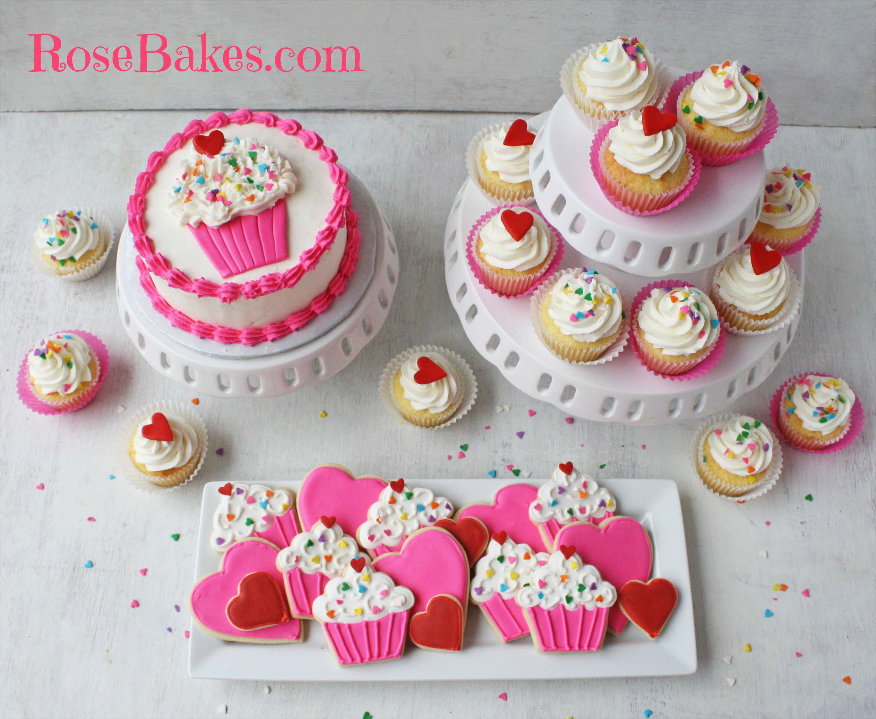 cupcakes hearts 1st birthday party cookies cupcakes smash cake valentines birthday