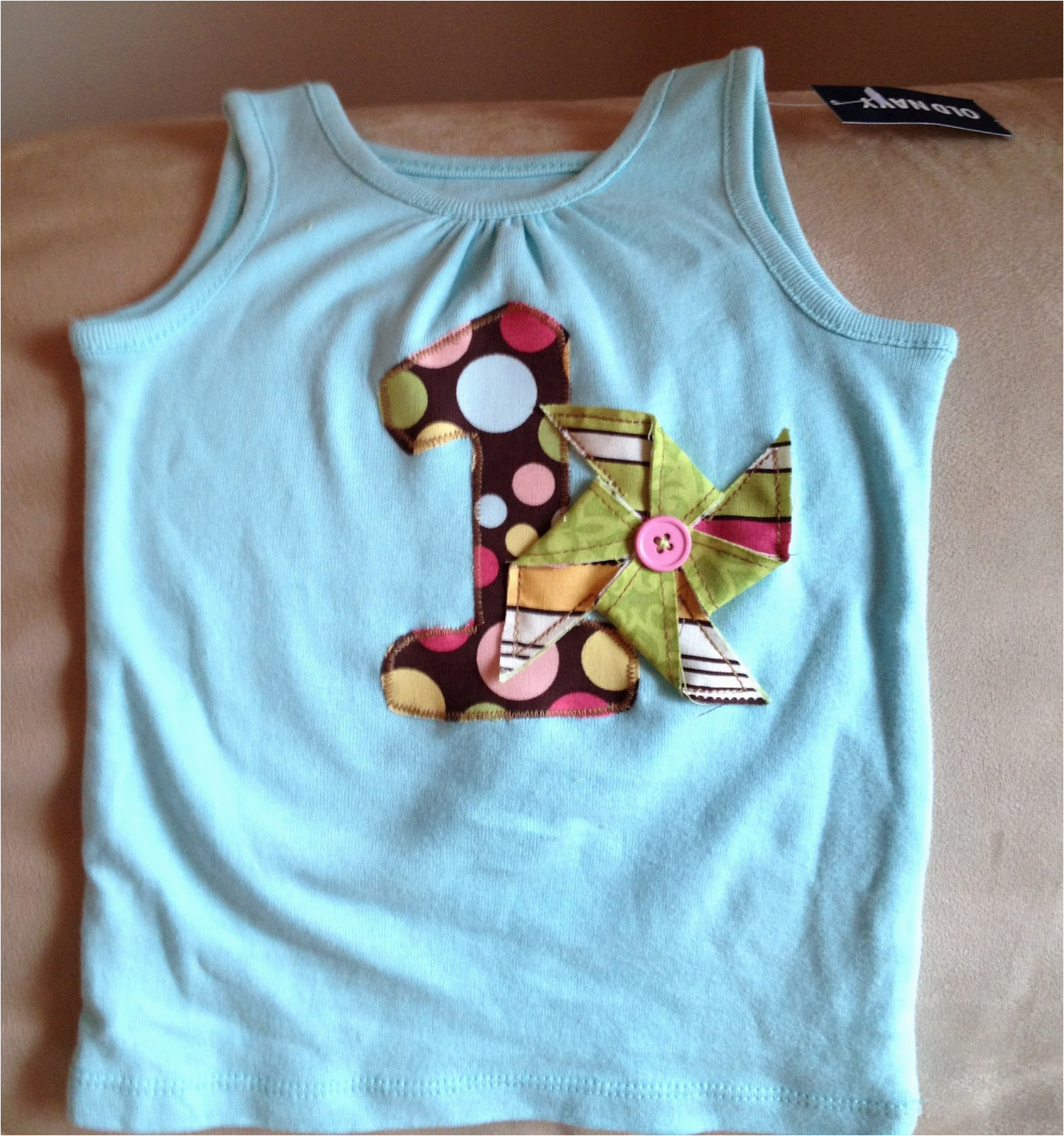 one diy birthday shirt