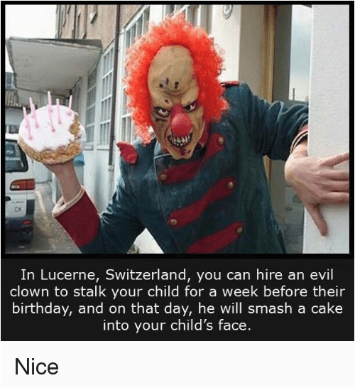 evil clown