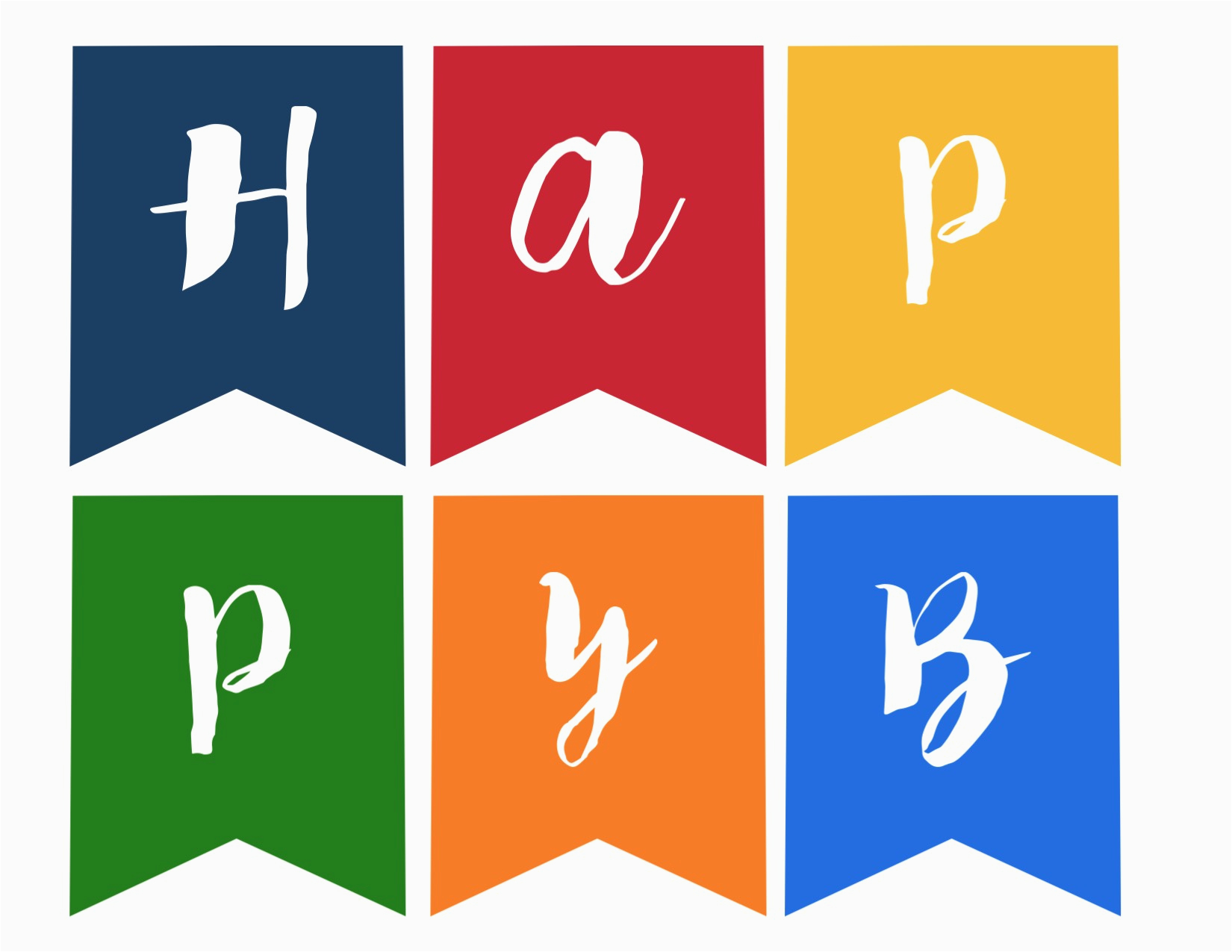 happy birthday banner free printable