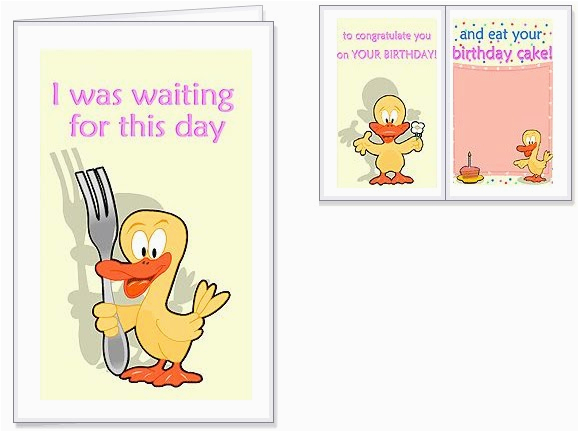 free funny birthday cards to print